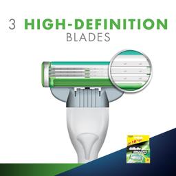 Gillette Mach 3 Sensitive Manual Shaving Razor Blades - 4S Pack (Cartridge), Men - 4 Count