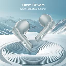 boAt Airdopes Atom 81 Pro Truly Wireless in Ear Ear Buds w/ 100Hrs of Playtime, 4 Mics with Enx, Beast Mode with 50Ms Low Latency, 13Mm Drivers, Iwp Tech, ASAP Charge(Slate Fusion)