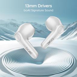boAt Airdopes Atom 81 Pro Truly Wireless in Ear Ear Buds w/ 100hrs of Playtime, 4 Mics with ENx™, Beast™ Mode with 50ms Low Latency, 13mm Drivers, IWP™ Tech, ASAP™ Charge(Ivory Elegance)