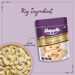 Happilo 100% Natural Premium Whole Cashews 500 g Value Pack | Whole Crunchy Cashew | Premium Kaju nuts | Nutritious & Delicious | Gluten Free & Plant based Protein