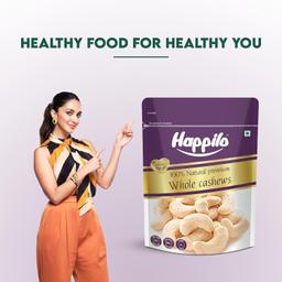 Happilo 100% Natural Premium Whole Cashews 500 g Value Pack | Whole Crunchy Cashew | Premium Kaju nuts | Nutritious & Delicious | Gluten Free & Plant based Protein