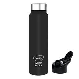 Pigeon Inox Hydra 900 ml Bottle  (Pack of 1, Black, Steel)
