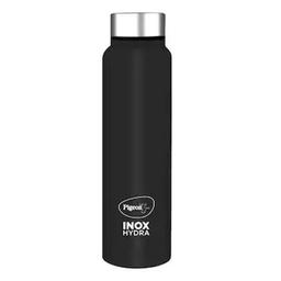 Pigeon Inox Hydra 900 ml Bottle  (Pack of 1, Black, Steel)