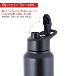 Pigeon Inox Hydra 900 ml Bottle  (Pack of 1, Black, Steel)