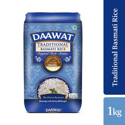 Daawat Traditional Basmati Rice 1Kg| Premuim Aromatic Rice| Aged upto 2 Years