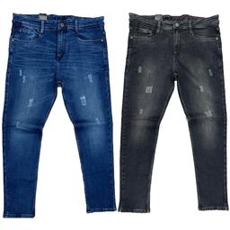 Moulty Denim Men Blue Regular Fit Jeans & Dark Grey Moulty Denim jeans pant Buy 1 Get 1 Free