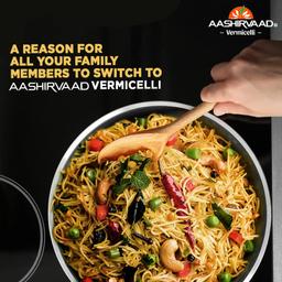 Aashirvaad Vermicelli 850g, cream color