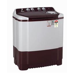 LG 8.5 kg 5 Star Semi-Automatic Top Load Washing Machine (P8530SRAZ, Burgundy, Roller Jet Pulsator)