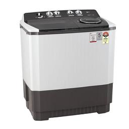 LG 9Kg 5 Star Washing Machine Spin 6.5Kg, Rust Free Body, Roller Jet Pulsator, Wind Jet Dry, Grey, P9041SGAZ