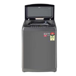 LG 8 Kg 5 Star Inverter TurboDrum Fully Automatic Top Loading Washing Machine (T80AJMB1Z, Jet Spray+, Smart Closing Door, Middle Black)