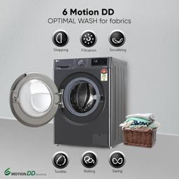 LG 8 Kg 5 Star Inverter AI Direct-Drive Touch Panel Fully Automatic Front Load Washing Machine,