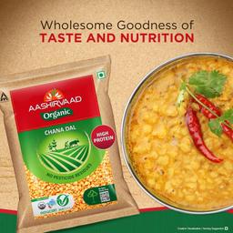 Aashirvaad Organic Chana Dal, 1 Kg, 100% Organic Chana Dal, Rich in Protein