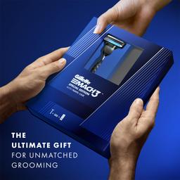 Gillette Mach3 Limited Edition Premium Gift Pack | 1 Gillette Mach3 Manual Razor, 1 Gillette Mach3 Cartridge, 1 Travel Case