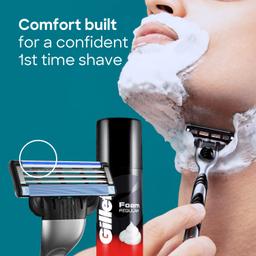 Gillette Mach3 Celebrations Gift Pack (Mens Grooming Kit with Mach3 Razor, Hygiene Cap, Cartridge & Foam), Men