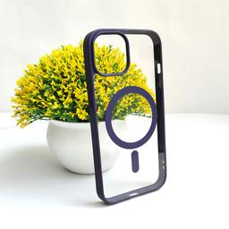Back Cover for iPhone 16 Promax  (Transparent, Black, Pack of: 1)
