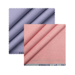 Raymond Linen Shirt Fabric (1.6meters, Unstitched, Multi colors) Pack of 2 + Free card