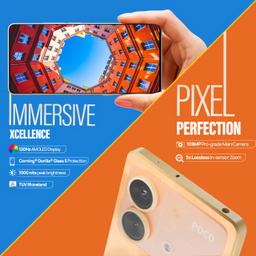 POCO X6 Neo 5G (Martian Orange, 12GB RAM and 256GB Storage)
