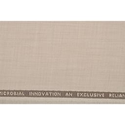 Vimal Men's Polyblend Beige Trouser Fabric