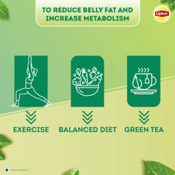 Lipton Clear & Light Green Tea Bags 100 Pcs
