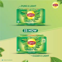 Lipton Clear & Light Green Tea Bags 100 Pcs