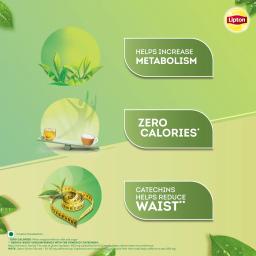 Lipton Clear & Light Green Tea Bags 100 Pcs