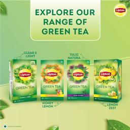 Lipton Clear & Light Green Tea Bags 100 Pcs