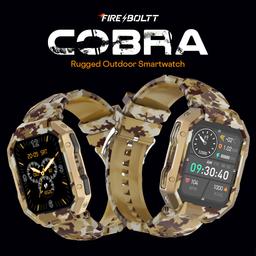 Fire-Boltt Cobra Smart Watch 1.78" Always-On AMOLED Display, Army Grade Strong Build, Bluetooth Calling with 123 Sports Modes, 60 Hz Refresh Rate, IP68 Rating