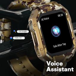 Fire-Boltt Cobra Smart Watch 1.78" Always-On AMOLED Display, Army Grade Strong Build, Bluetooth Calling with 123 Sports Modes, 60 Hz Refresh Rate, IP68 Rating