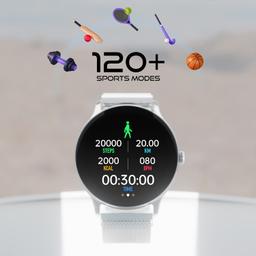 Fire-Boltt Phoenix Ultra Luxury Stainless Steel, Bluetooth Calling Smart Watch, AI Voice Assistant, Metal Body with 120+ Sports Modes, SpO2, Heart Rate Monitoring (Silver)