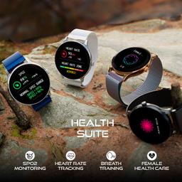 Fire-Boltt Phoenix Ultra Luxury Stainless Steel, Bluetooth Calling Smart Watch, AI Voice Assistant, Metal Body with 120+ Sports Modes, SpO2, Heart Rate Monitoring (Silver)