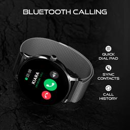 Fire-Boltt Phoenix Ultra Luxury Stainless Steel, Bluetooth Calling Smart Watch, AI Voice Assistant, Metal Body with 120+ Sports Modes, SpO2, Heart Rate Monitoring (Silver)