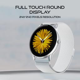 Fire-Boltt Phoenix Ultra Luxury Stainless Steel, Bluetooth Calling Smart Watch, AI Voice Assistant, Metal Body with 120+ Sports Modes, SpO2, Heart Rate Monitoring (Silver)