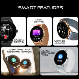 Fire-Boltt Phoenix Ultra Luxury Stainless Steel, Bluetooth Calling Smart Watch, AI Voice Assistant, Metal Body with 120+ Sports Modes, SpO2, Heart Rate Monitoring (Silver)