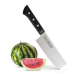 Kai Hocho Premium Nakiri Kitchen Knife for Chopping, Dicing and Mincing_IN5122 (Stainless Steel, Black)