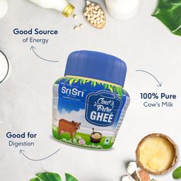 Sri Sri Tattva Shuddhta ka naam Cow Ghee - 1 L Jar | Pure Cow Ghee for Better Digestion and Immunity (Jar)