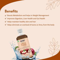 Sri Sri TATTVA shuddhta ka naam Apple Cider Vinegar-Raw,Unfiltered,Unpasteurized,500Ml