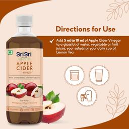 Sri Sri TATTVA shuddhta ka naam Apple Cider Vinegar-Raw,Unfiltered,Unpasteurized,500Ml