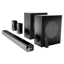 Zebronics Juke bar 9550 pro 5.2 Soundbar (625 Watts), Dolby Audio, Dual Wireless Subwoofer & Satellite,