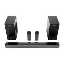 Zebronics Juke bar 9550 pro 5.2 Soundbar (625 Watts), Dolby Audio, Dual Wireless Subwoofer & Satellite,