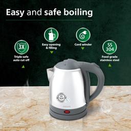 Philips HD 9363/02 1.2 L Kettle with 25% thicker body for longer life, triple safe auto cut off