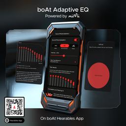 boAt Airdopes Flex 454 ANC Truly Wireless in Ear Ear Buds w/Smart Features, ANC, 60HRS Playback, Hearables App Support, Quad Mics, Multi Point Connectivity, ASAP Charge, Beast™ Mode(Gunmetal Black)