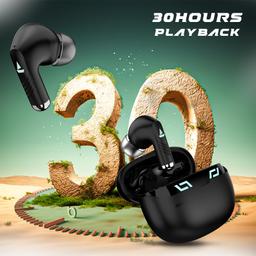 boAt Immortal 101 TWS in Ear Earbuds with Beast Mode(40Ms Low Latency), 30 Hrs Playtime, Blazing LEDs, Quad Mics with Enx?? Tech, ASAP?? Charge & Btv5.3(Black Sabre)