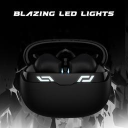 boAt Immortal 101 TWS in Ear Earbuds with Beast Mode(40Ms Low Latency), 30 Hrs Playtime, Blazing LEDs, Quad Mics with Enx?? Tech, ASAP?? Charge & Btv5.3(Black Sabre)