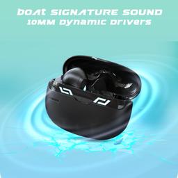 boAt Immortal 101 TWS in Ear Earbuds with Beast Mode(40Ms Low Latency), 30 Hrs Playtime, Blazing LEDs, Quad Mics with Enx?? Tech, ASAP?? Charge & Btv5.3(Black Sabre)