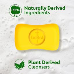 Dettol Lime Cool Bathing Soap Bar with 2x Menthol, 125gm Pack of 8