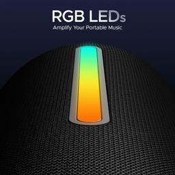 boAt Stone 352 Pro/Stone 358 Pro w/ 14W Signature Sound, Up to 12 Hours Playback, RGB LEDs, TWS Feature, Built-in Mic, BTv5.3, AUX Port, IPX5 & Type-C Interface Bluetooth Speaker (Raging Black)