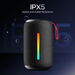 boAt Stone 352 Pro/Stone 358 Pro w/ 14W Signature Sound, Up to 12 Hours Playback, RGB LEDs, TWS Feature, Built-in Mic, BTv5.3, AUX Port, IPX5 & Type-C Interface Bluetooth Speaker (Raging Black)