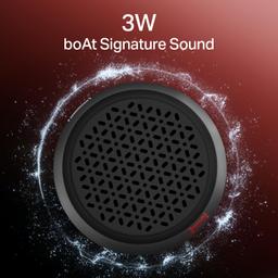 boAt Stone Uno, 3W Signature Sound, 6HRS Battery, TWS Feature, Bluetooth v5.4 & Type-C Interface, Bluetooth Speaker, Wireless Speaker, Portable Speaker(Raging Black)
