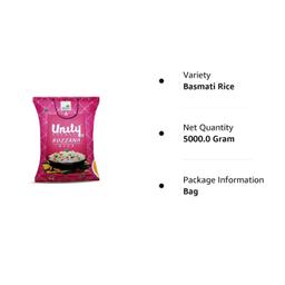 India Gate Unity Basmati Rice Rozzana, 500 g