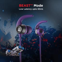 boAt Rockerz 255 Neo in-Ear Bluetooth Neckband with Mic with ENx Tech, Smart Magnetic Buds, ASAP Charge, Upto 25 Hours Playback, 12MM Drivers, Beast Mode, Dual Pairing (Purple Haze)